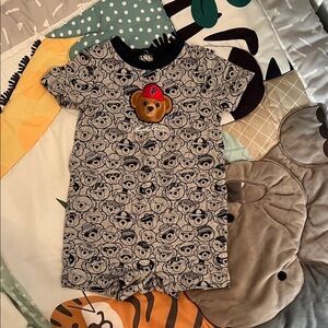 Ralph Lauren Gray and Navy Baby Outfit